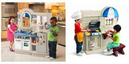 little tikes play kitchen with bbq
