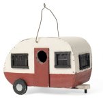 Bird House Shaped Like A Caravan