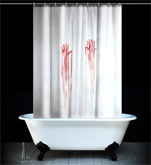 Blood Bath Shower Curtain