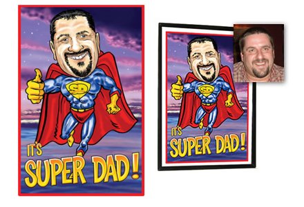 Caricature Drawings - Ideal Fathers Day Gift