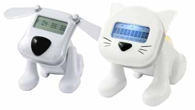 Cat And Dog Alarm Clocks With Animal Noises