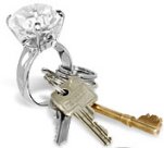 Bling Diamond Key Ring