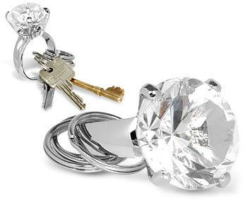 Diamond Key Ring