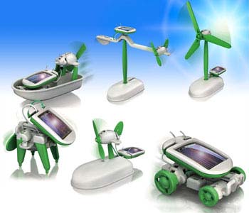 A Robot Building Kit Powered by Solar Energy