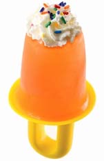 Volcano Ice Lolly Moulds With Hollow Centre